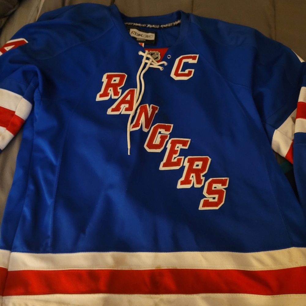2007-2017 NY Rangers blue home 24 Ryan Callahan C